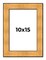 Photo Size Embellished Gold Picture Frame - UV Acrylic, Foam Board Backing, Hanging Hardware